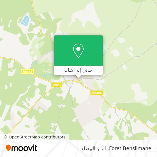 خريطة Foret Benslimane