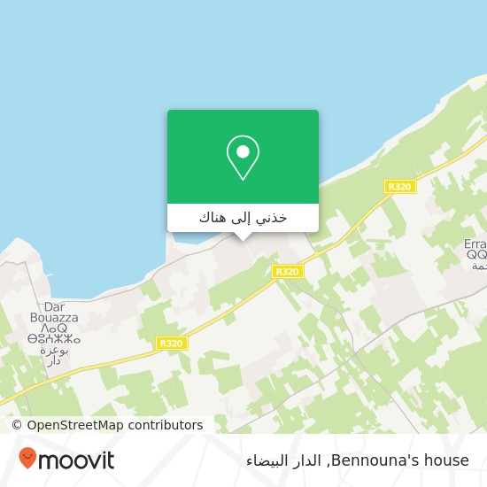 خريطة Bennouna's house