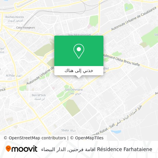 خريطة Résidence Farhataiene اقامة فرحتين