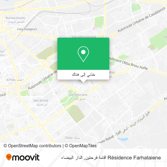 خريطة Résidence Farhataiene اقامة فرحتين