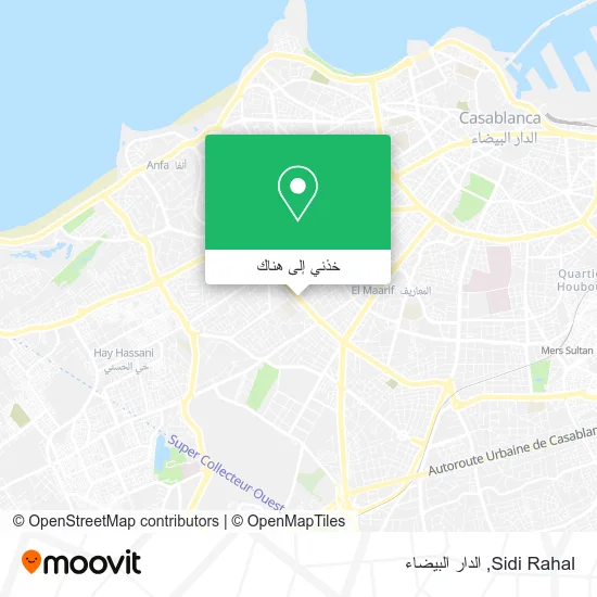 خريطة Sidi Rahal
