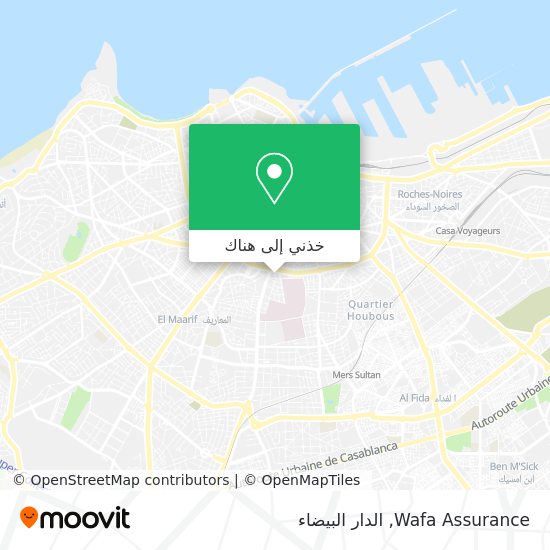 خريطة Wafa Assurance