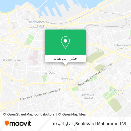 خريطة Boulevard Mohammed VI