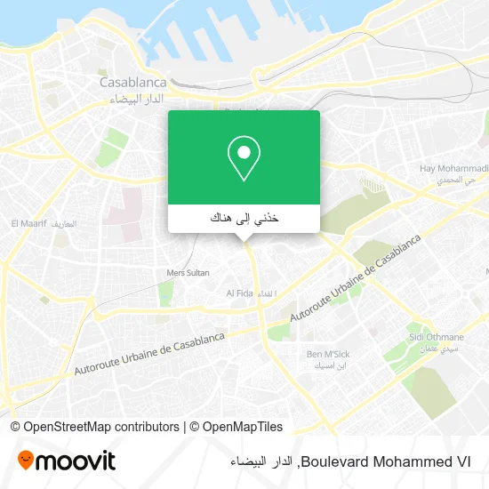 خريطة Boulevard Mohammed VI