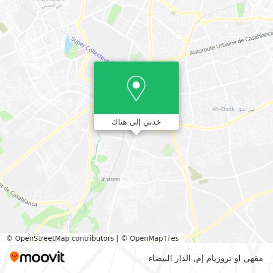 خريطة مقهى او تروزيام إم