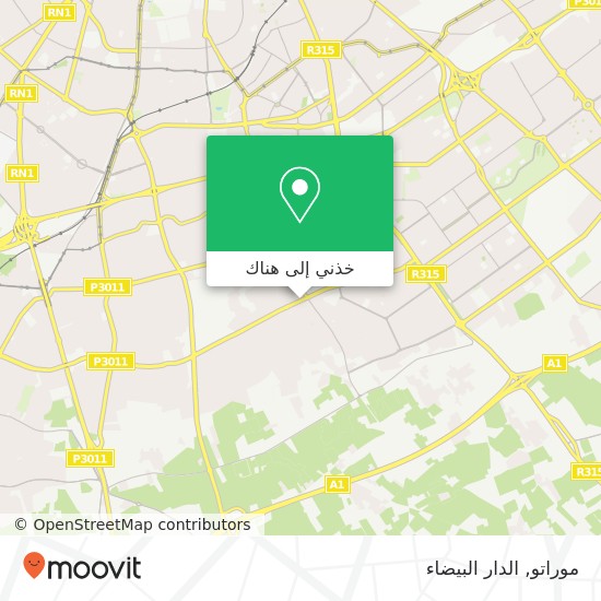 خريطة موراتو, شارع القدس عين الشق, الدار البيضاء