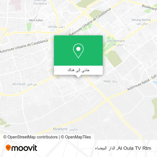 خريطة Al Oula TV Rtm
