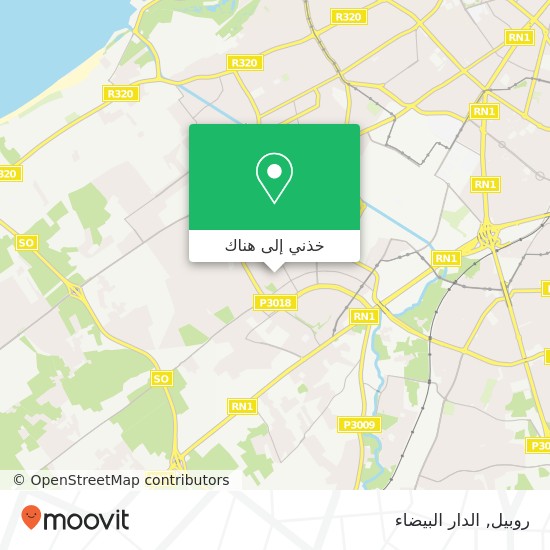خريطة روبيل, زنقة 22 ليساسفة, الدار البيضاء