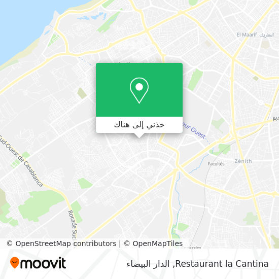 خريطة Restaurant la Cantina