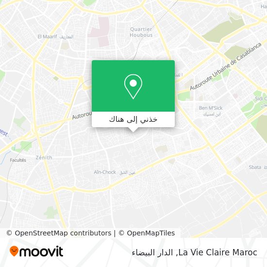 خريطة La Vie Claire Maroc