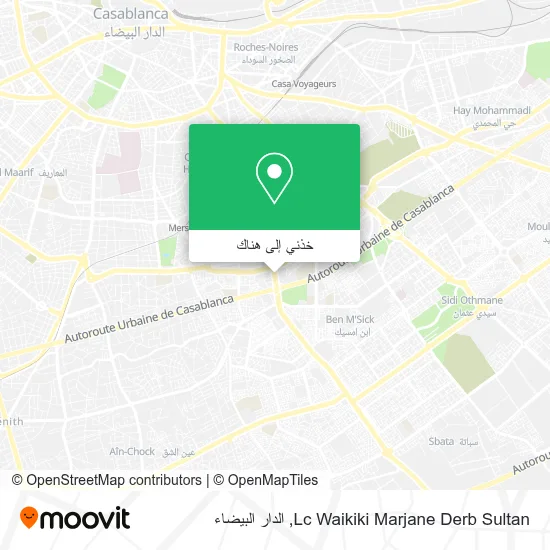خريطة Lc Waikiki Marjane Derb Sultan