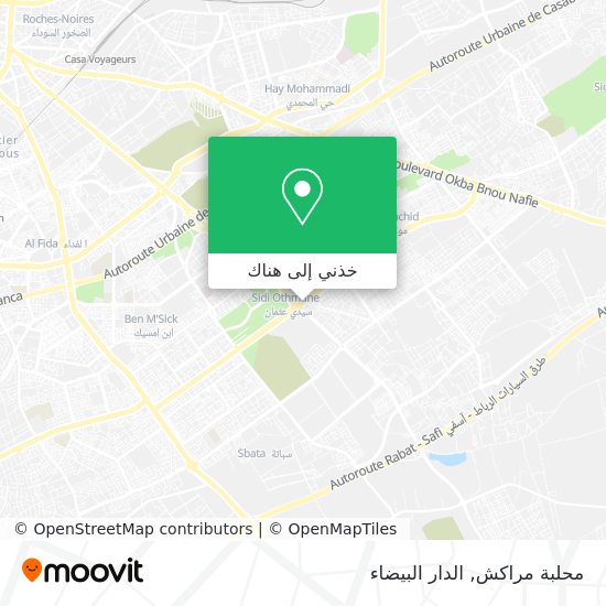 خريطة محلبة مراكش