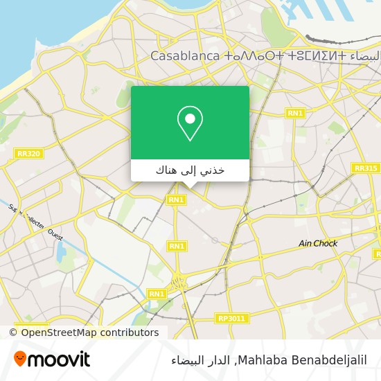 خريطة Mahlaba Benabdeljalil