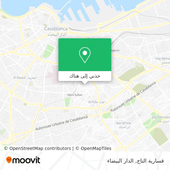 خريطة قسارية التاج