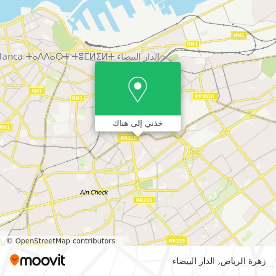 خريطة زهرة الرياض