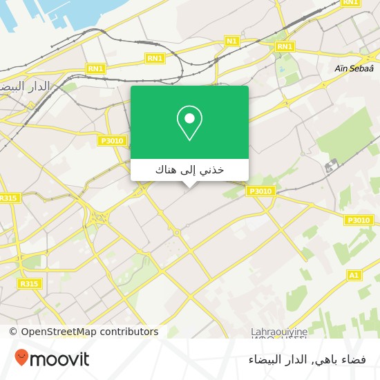 خريطة فضاء باهي, شارع القوات المساعدة مولاي رشيد, الدار البيضاء
