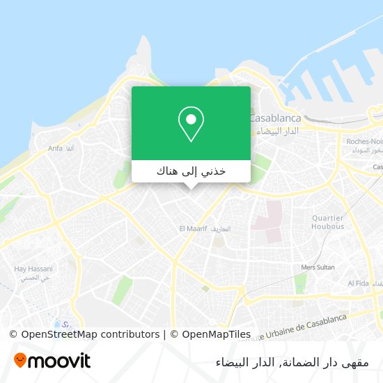 خريطة مقهى دار الضمانة