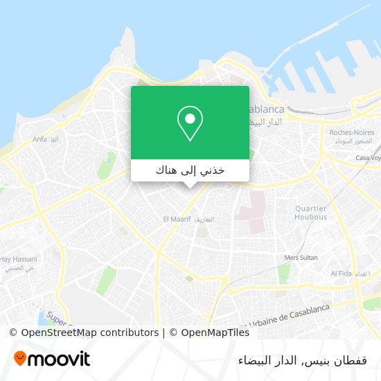 خريطة قفطان بنيس