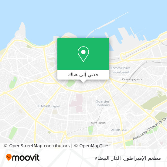 خريطة مطعم الإمبراطور