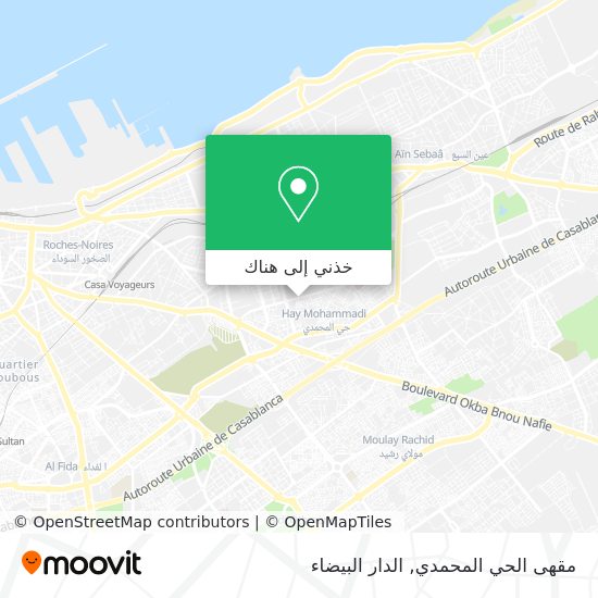 خريطة مقهى الحي المحمدي