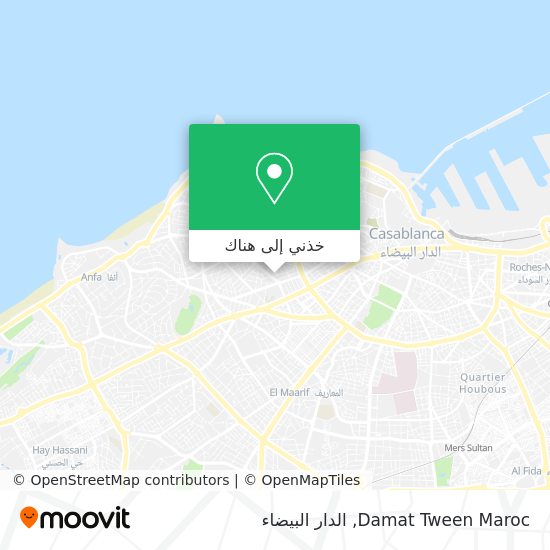 خريطة Damat Tween Maroc