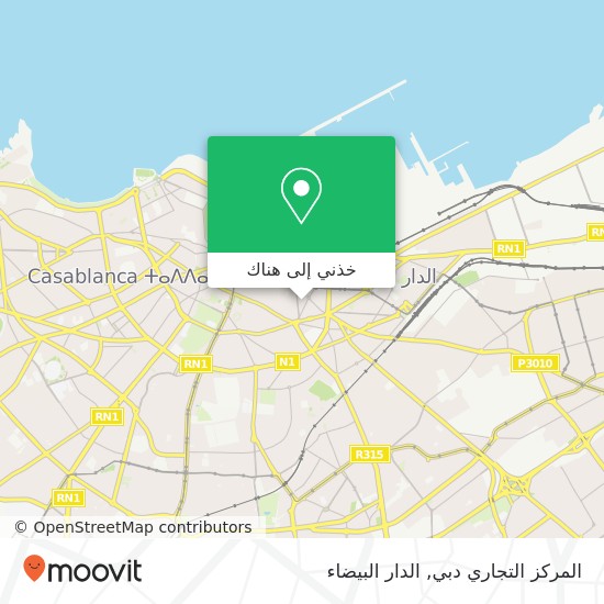 خريطة المركز التجاري دبي