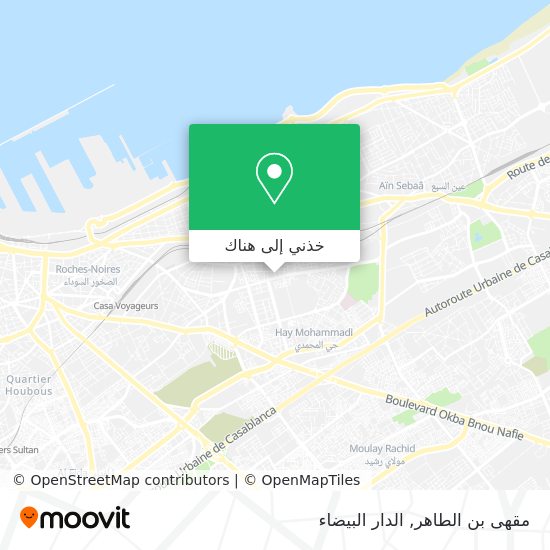 خريطة مقهى بن الطاهر