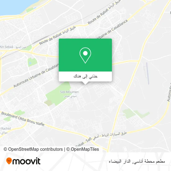 خريطة مطعم محطة أناسي