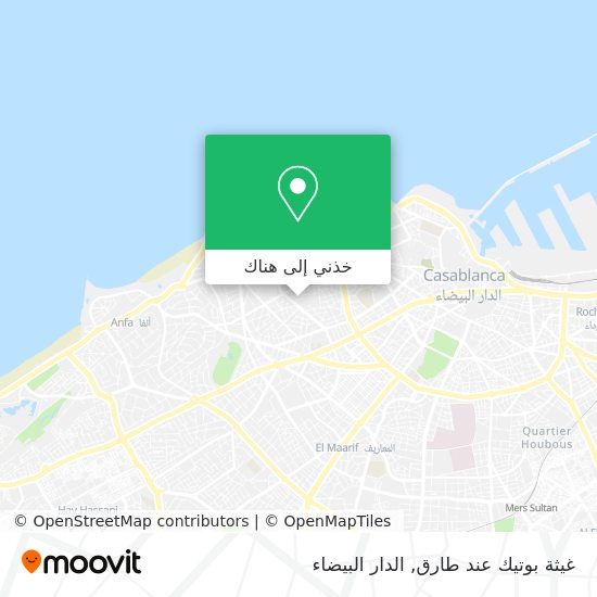 خريطة غيثة بوتيك عند طارق