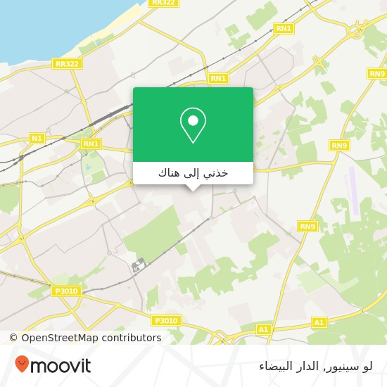 خريطة لو سينيور, سيدي مومن, الدار البيضاء