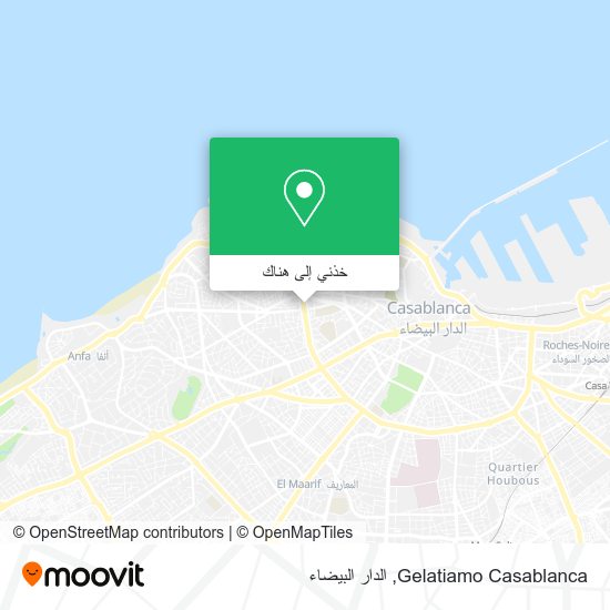 خريطة Gelatiamo Casablanca