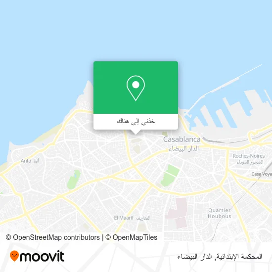 خريطة المحكمة الإبتدائية
