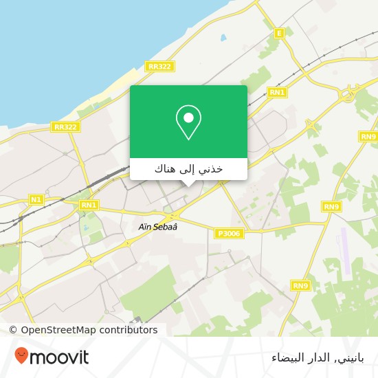 خريطة بانيني, سيدي البرنوصي, الدار البيضاء