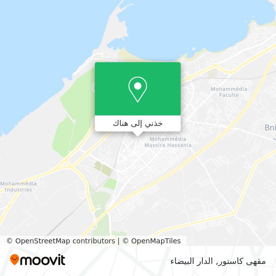 خريطة مقهى كاستور