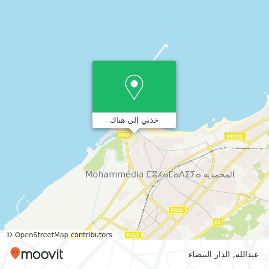 خريطة عبدالله, زنقة موريتانيا المحمدية, المحمدية