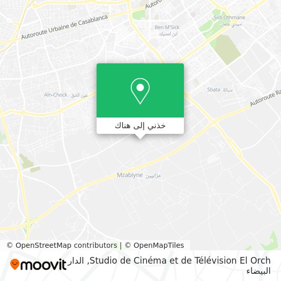 خريطة Studio de Cinéma et de Télévision El Orch