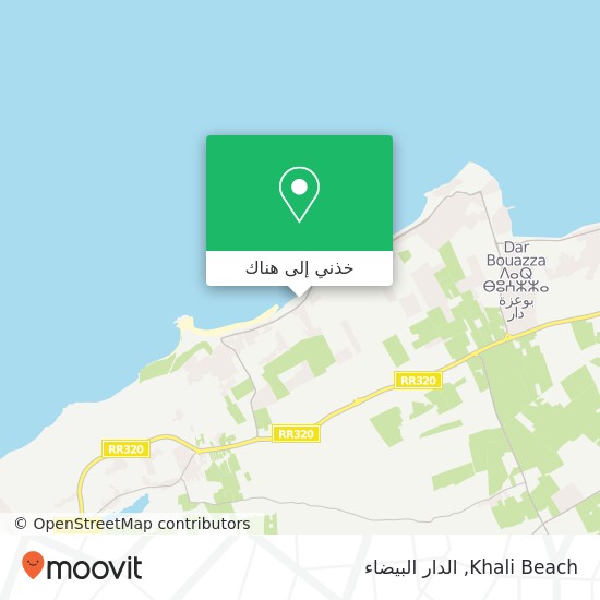 خريطة Khali Beach