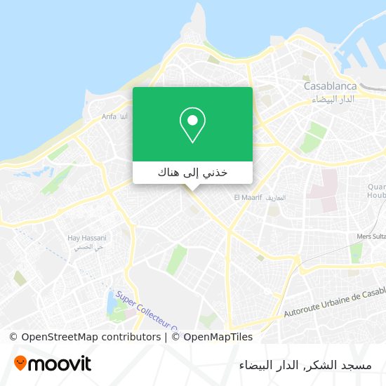 خريطة مسجد الشكر
