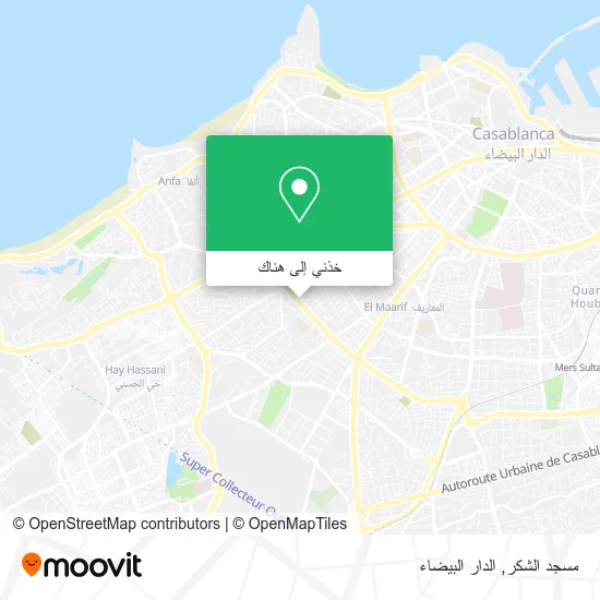 خريطة مسجد الشكر