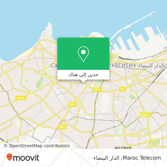 خريطة Maroc Telecom