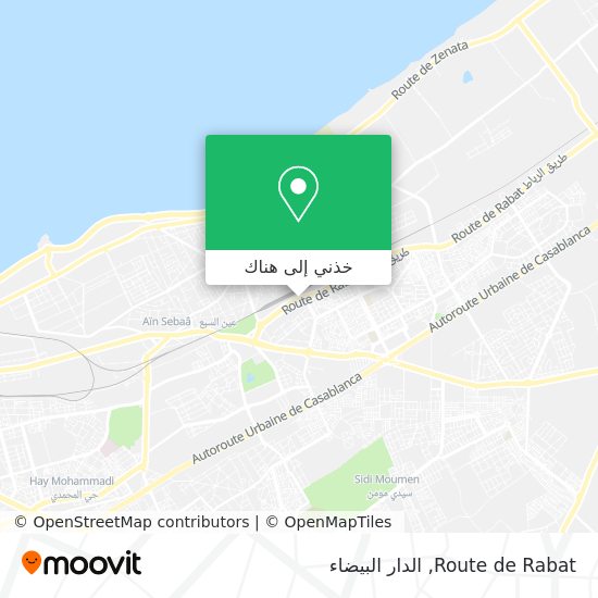 خريطة Route de Rabat