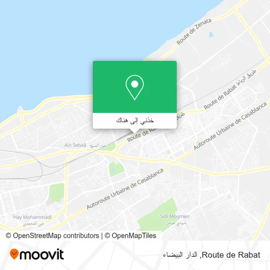 خريطة Route de Rabat
