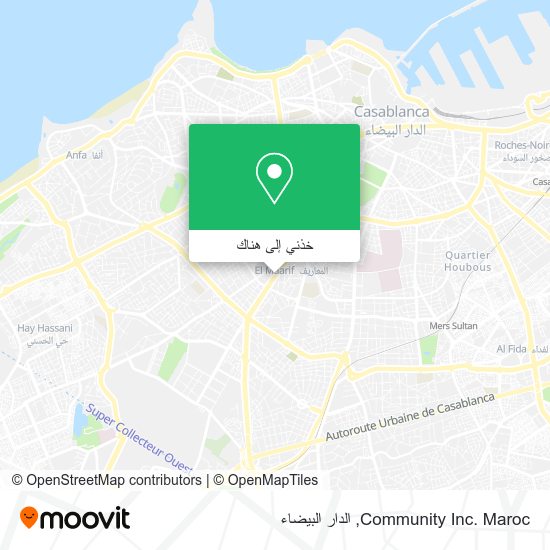 خريطة Community Inc. Maroc