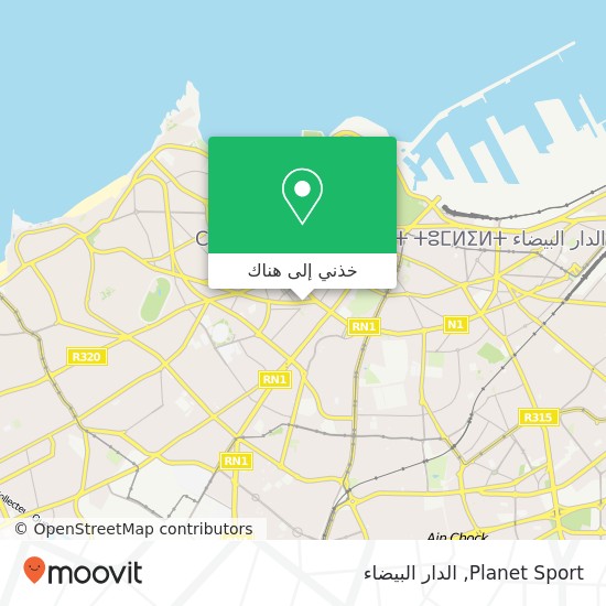 خريطة Planet Sport