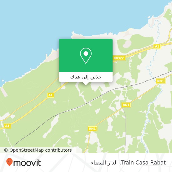 خريطة Train Casa Rabat