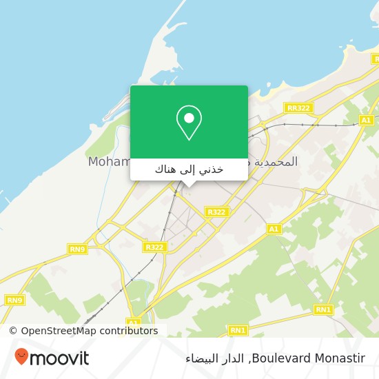 خريطة Boulevard Monastir