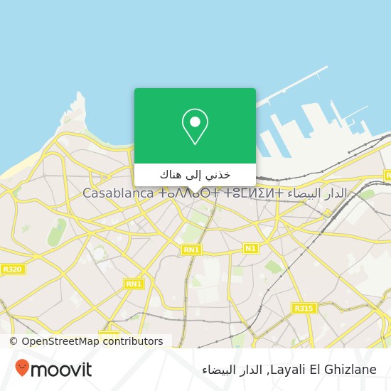 خريطة Layali El Ghizlane