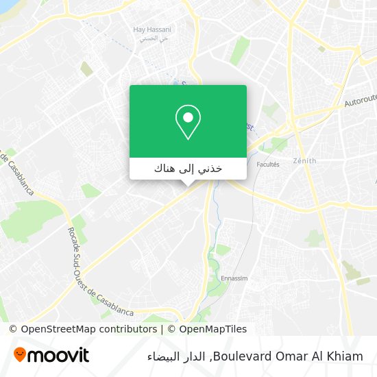 خريطة Boulevard Omar Al Khiam