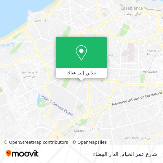 خريطة شارع عمر الخيام