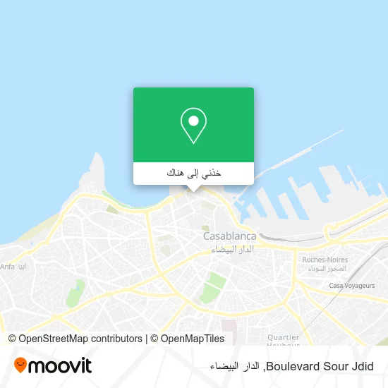 خريطة Boulevard Sour Jdid